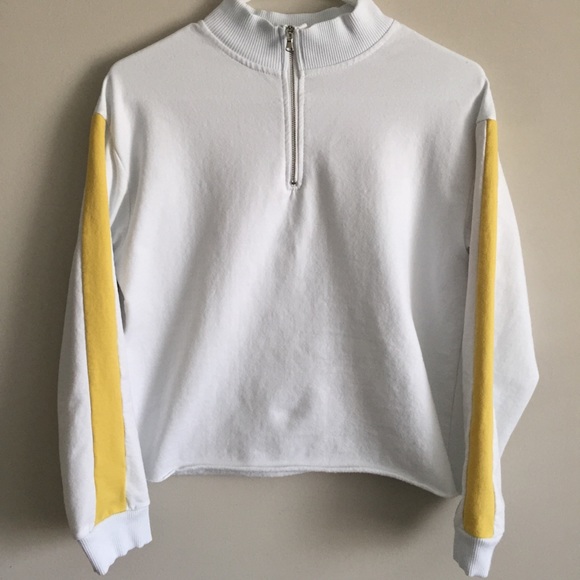 American Eagle Outfitters Tops - SOLD! • ➳ American Eagle Half Zip Cropped Pullover